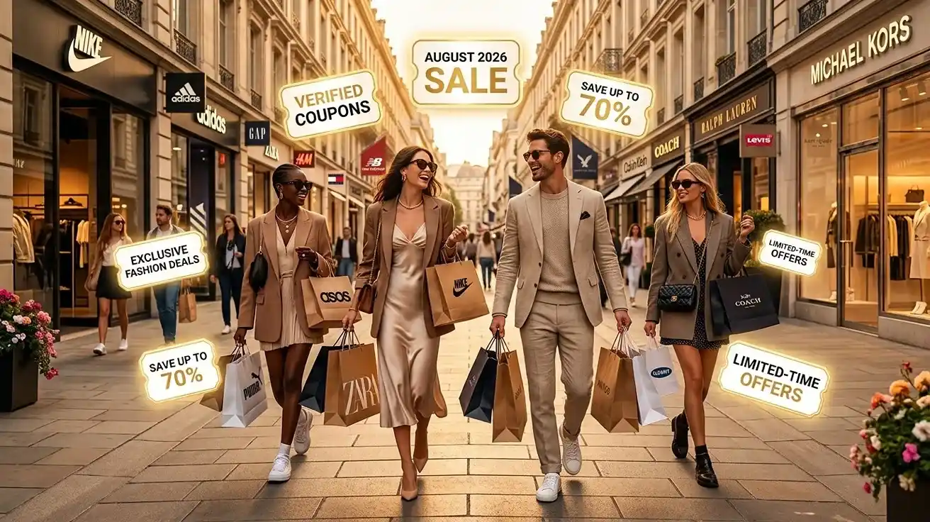 Fashion Sale Season August 2026: Top Brands with the Best Coupon Offers Online